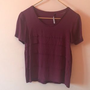 Raspberry ruffle T from Comptoir des Cotonnieres